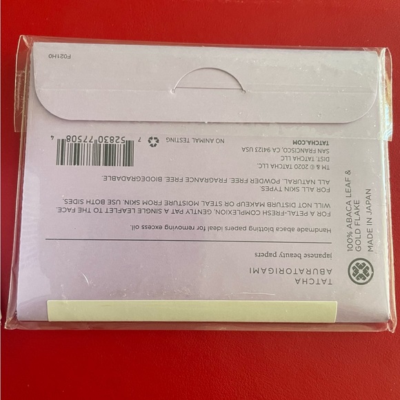 SOLD—Tatcha aburatorigami 40 cent AND Kissu lip - Picture 2 of 5